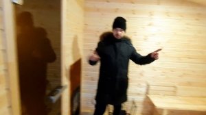 Обзор бани 6*4,3м с белой терассой