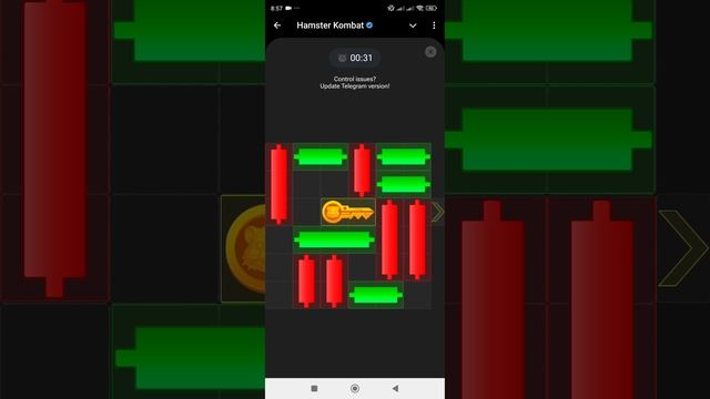 мини игра хомяк 26 декабря, решение головоломки с ключом смотреть онлайн