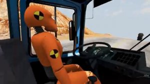 СДЕЛКА С ДЬЯВОЛОМ! КОЛЕСО ОТ БЕЛАЗА ПОПАЛО В ПРОБКУ _ BeamNG.drive