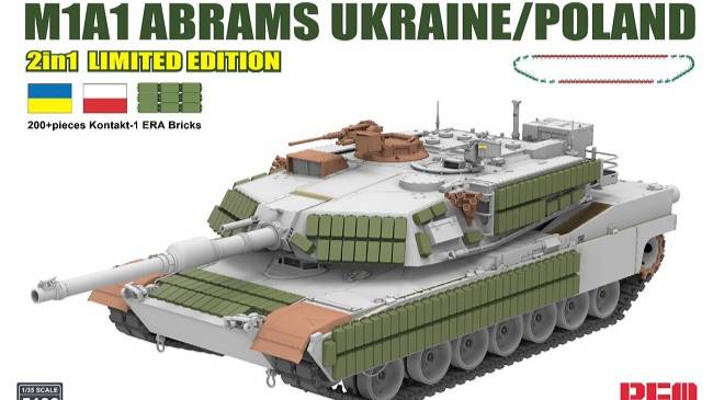 Распаковка Rye Field Model 1 35 RM-5106 Ukraine Poland M1A1 Abrams