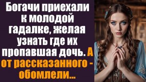 Богачи приехали к молодой гадалке, желая узнать где их пропавшая дочь. А от рассказанного - обомлели