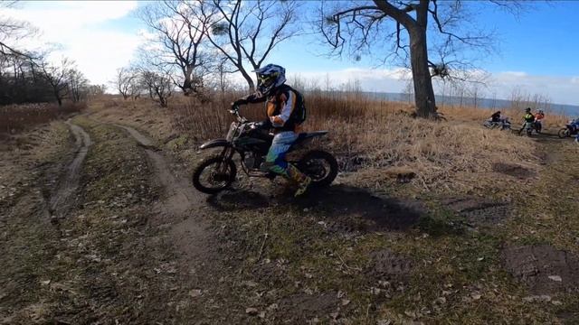 эндуро покатушка на питбайке Nort Eldiablo125