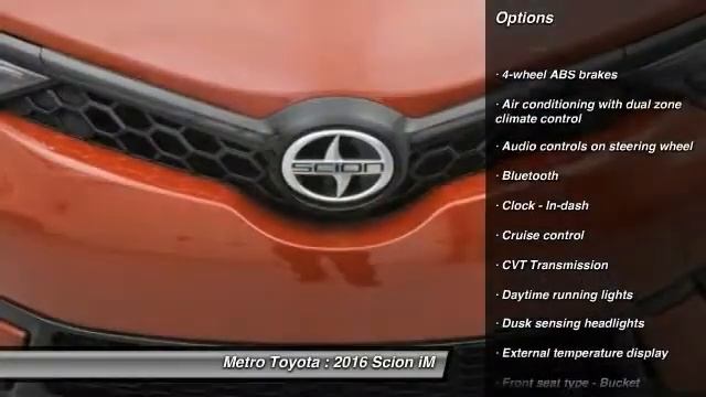 2016 Scion iM Kalamazoo MI A7739 смотреть онлайн