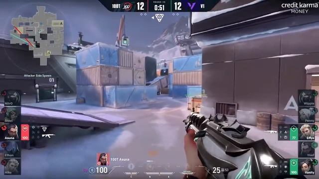 100T Asuna Drops Most Kills (48) in History of Valorant VCT and Tenz Tweets