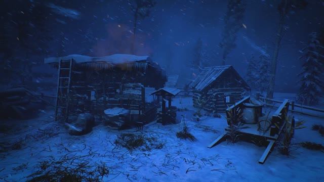 Снежная буря в горах - для сна. Сильный ветер и естественный белый шум - для расслабления и сна смотреть онлайн