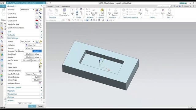 3 Axis Rough Operations (Plunge Milling)