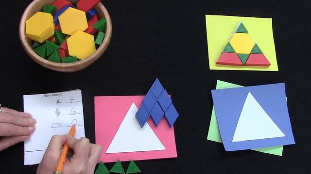 Grade 1: Math Lesson # 59 Cover A Design With Pattern Blocks; Sorting, Counting And Recording Block смотреть онлайн