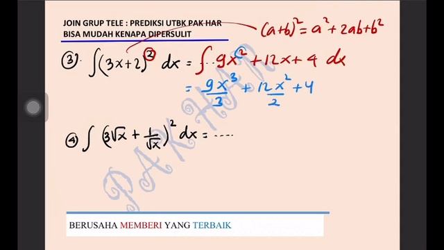 MENGUASAI INTEGRAL KURANG DARI 5 menit смотреть онлайн