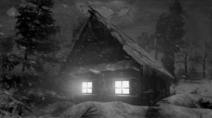 Расслабляющая метель для сна | Звуки метели в уютном зимнем домике