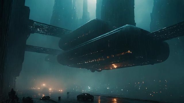Dark Futuristic City - Atmospheric Cyberpunk Ambient Music