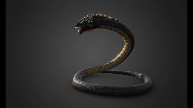 Snake Dragon - Available for purchace on Sketchfab, Artstation, CGtrader. смотреть онлайн