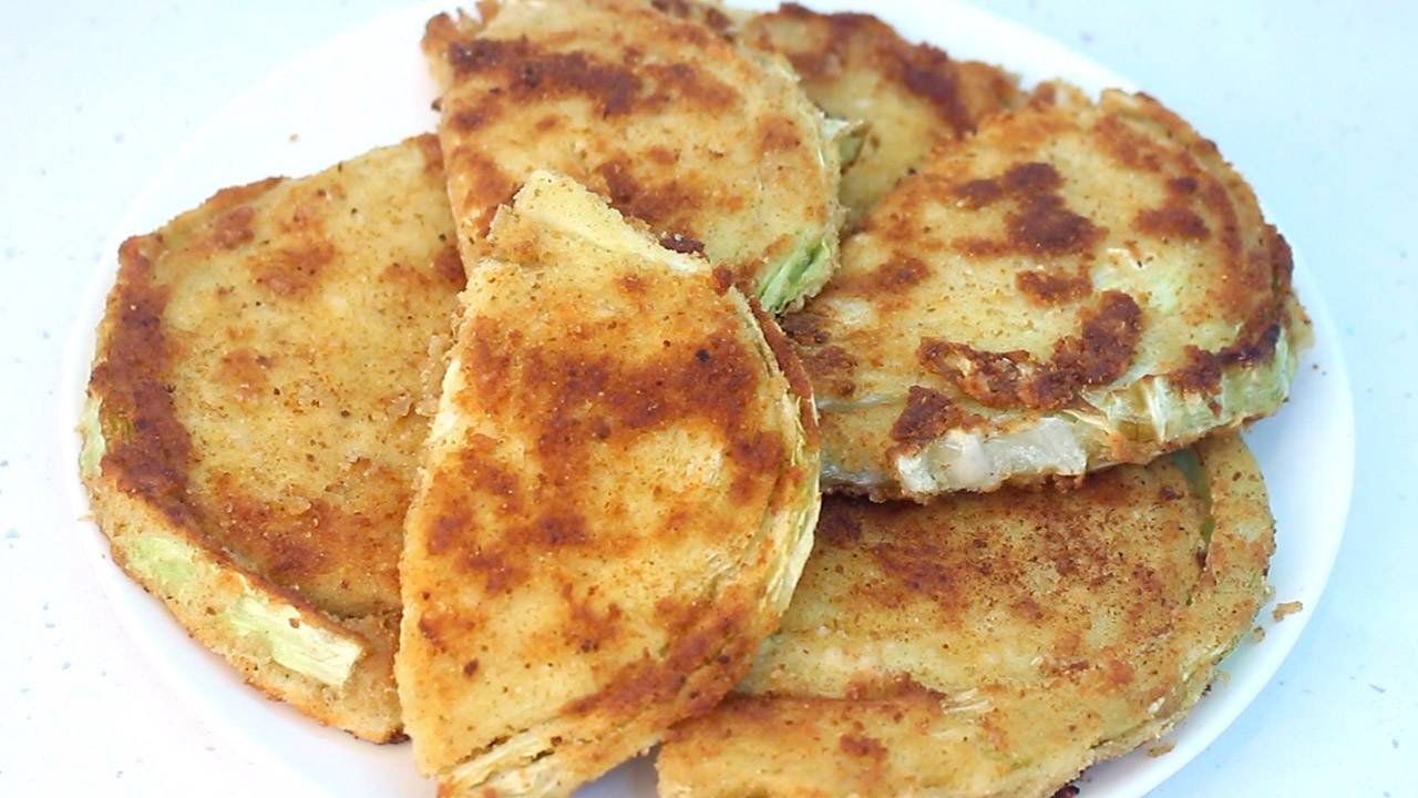 Обожаю это блюдо ИЗ КАПУСТЫ - очень вкусный капустный шницель! смотреть онлайн