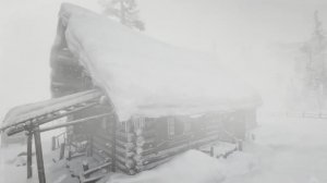 СИЛЬНАЯ МЕТЕЛЬ и звуки ветра убаюкивают. Зимняя метель с белым шумом. Воющий ветер 2025