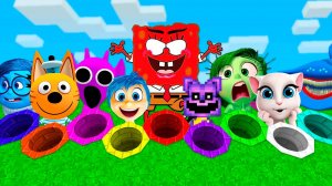 ВЫБЕРИ КРУГЛУЮ ЯМУ СПРУНКИ ГОЛОВОЛОМКА 2 ТРИ КОТА В МАЙНКРАФТ ЗОМБАК