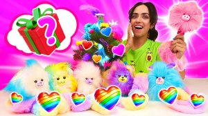 Потерялись игрушки! Видео для девочек. Игрушки Cotton Candykins наряжают елку и спасают Новый год.