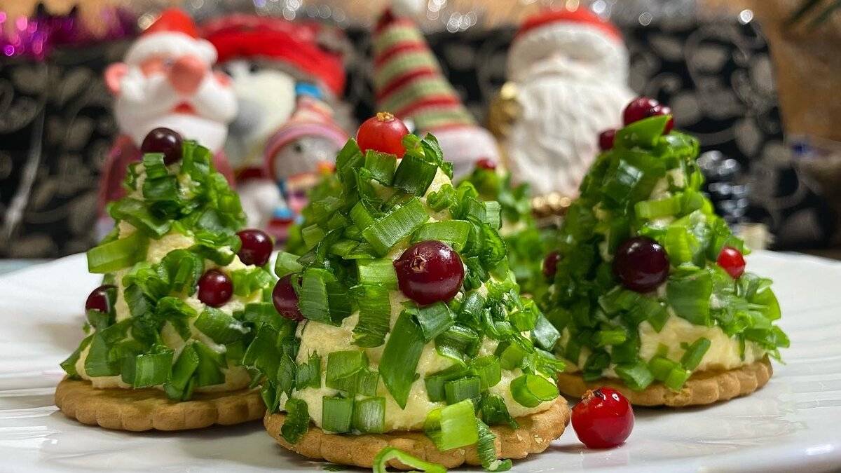 Ёлочки на новогоднем столе в качестве закуски! смотреть онлайн