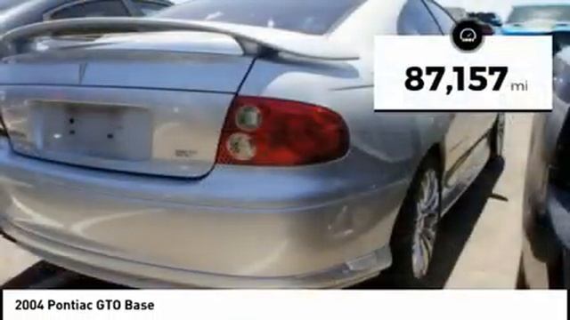 2004 Pontiac GTO Peoria AZ J2008A смотреть онлайн
