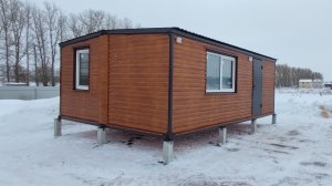 Дачный дом модульный  блок контейнер вагончик #производство #строительство #дачныйдом #производство