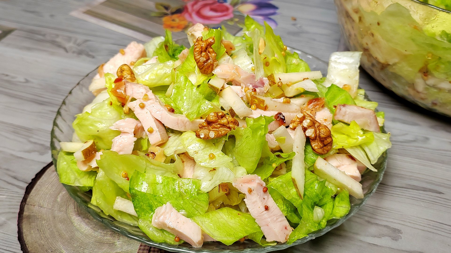 Салат «КРАСОТКА» готовится за 5 минут, без майонеза, хрустящий, легкий. смотреть онлайн