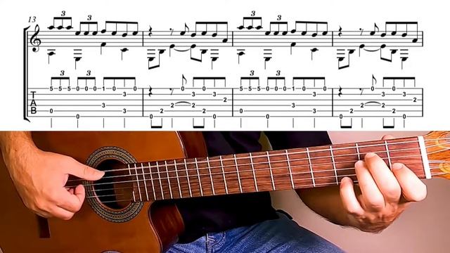 Havana by Camila Cabello | classical guitar tutorial + Sheet and Tab | fingerstyle смотреть онлайн