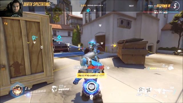 BEAST MODE on OverWatch game-play смотреть онлайн