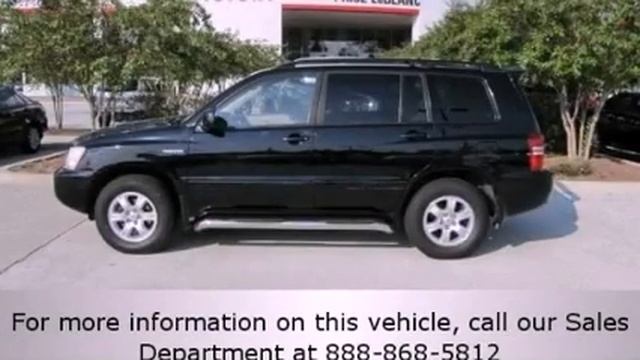 2003 Toyota Highlander Lafayette LA смотреть онлайн