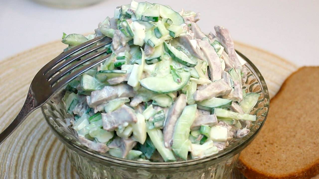 Вкусный и нежный салат с языком / Готовим на любой праздник смотреть онлайн