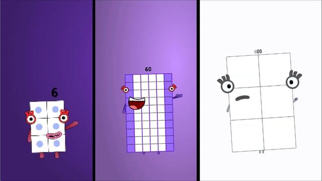 UncannyBlock Band Giga Different But Ones VS Tens VS Hundreds vs thousands 10-100-1000(2023 Version смотреть онлайн
