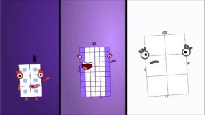 UncannyBlock Band Giga Different But Ones VS Tens VS Hundreds vs thousands 10-100-1000(2023 Version