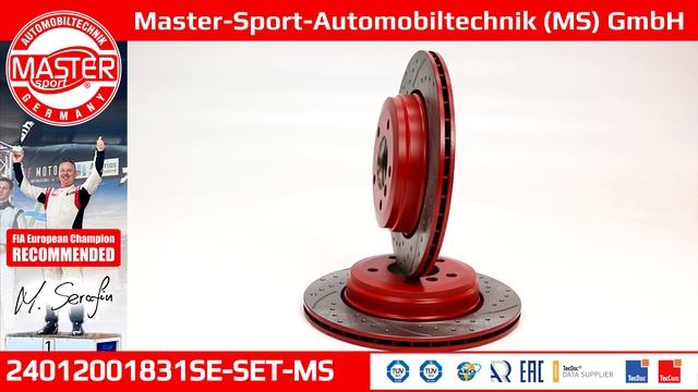 24012001831SE-SET-MS | BRAKE SET | Master-Sport-Automobiltechnik (MS) GmbH смотреть онлайн