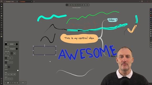 Obsidian-Excalidraw 1.8.12 - QoL Improvements: pens, pinned scripts, panning tool, and color picker смотреть онлайн