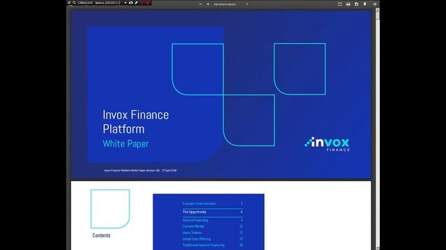 Invox Finance ICO whitepaper смотреть онлайн