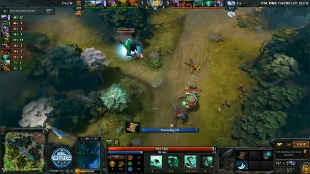 fnatic vs. Evil Geniuses - Semifinals Map 3 1/2 - ESL One Frankfurt 2014 - Dota 2 смотреть онлайн