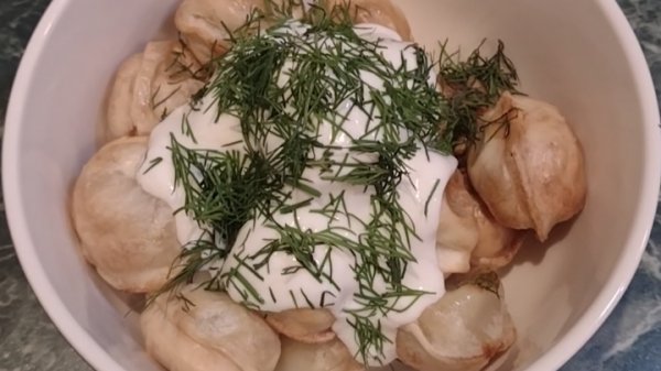 Пельмени в аэрогриле.