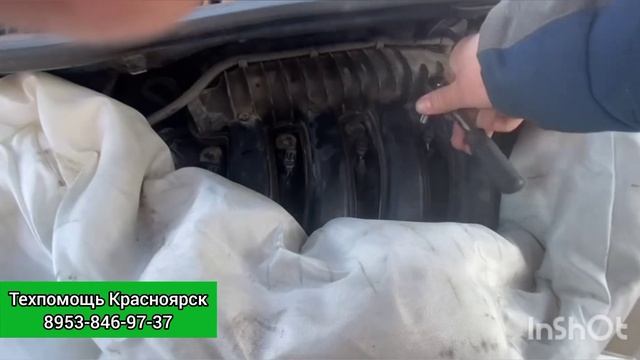 Отогрев двигателя тепловой пушкой и замена свечей на Рено Каптюр, 8953-846-97-37 смотреть онлайн