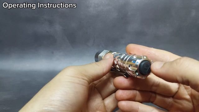 Lumintop Ring King - Tactical EDC Flashlight with Osram LED, 1000 lm, 180 m