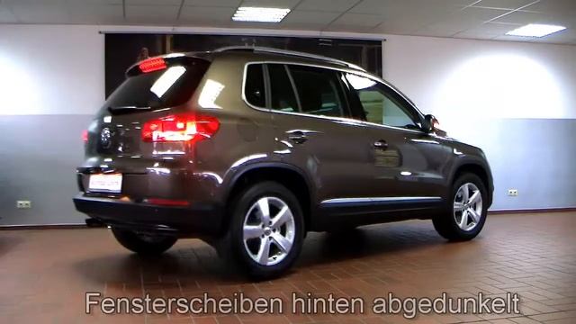 Volkswagen Tiguan 2.0 TDI Sport + Style Toffeebraun CW076524 Bi Xenon Navigation Video