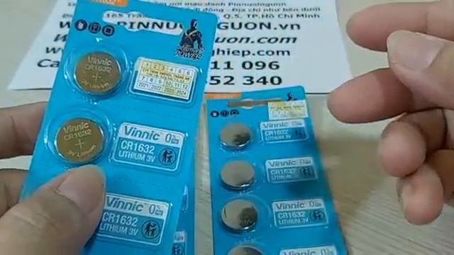 Pin Vinnic CR1632 lithium 3v chính hãng (Www.Pinnuoinguon.vn, Www.PinTràngAn.com) смотреть онлайн