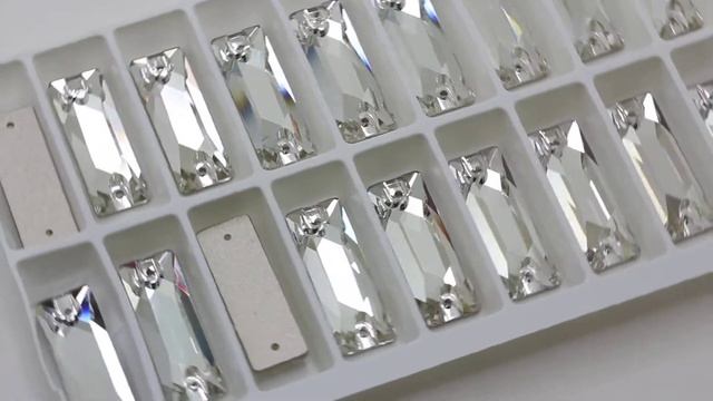 Стразы Dongzhou Прямоугольник Crystal 9*25,5мм (3073) смотреть онлайн