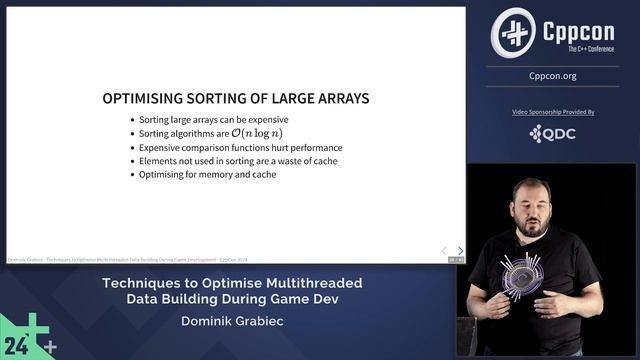 C++ Game Development - Techniques to Optimise Multithreaded Data Building - Dominik Grabiec - CppCon смотреть онлайн