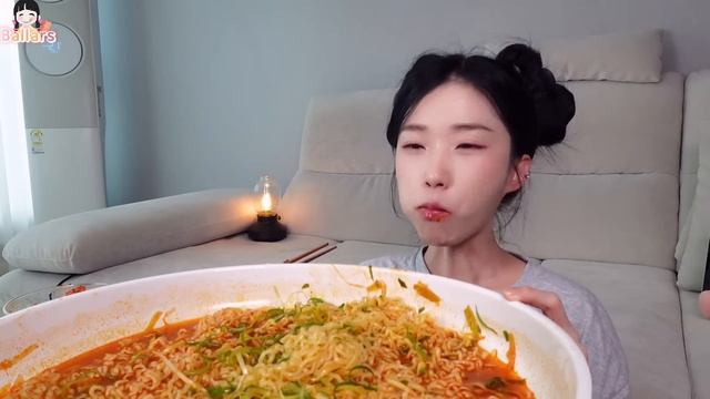 파채 가득 , 한입 가득 파채라면 먹방🍜 어라? 해장이 되네? Korean Spicy Ramen & Kimchi  Mukbang, Eatingshow ASMR