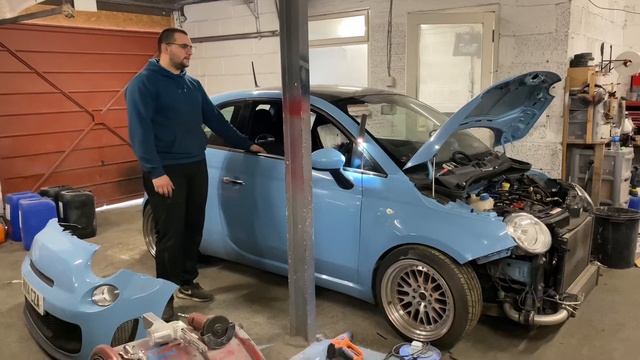 Bringing abandoned project back! Fiat 500 turbo swap! смотреть онлайн