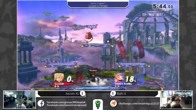 S4@GU 11-21 (Loser's Finals): Axiom XL (Cloud) vs Raffi-X (ROB/Diddy) смотреть онлайн