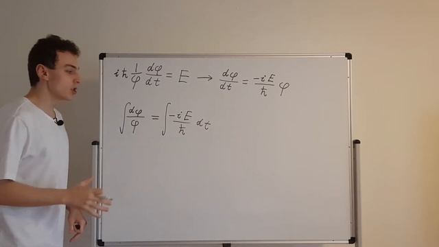 Solving 1D Schrödinger Equation [Part 2] Time Dependence of Solution (Imaginary Exponential) смотреть онлайн