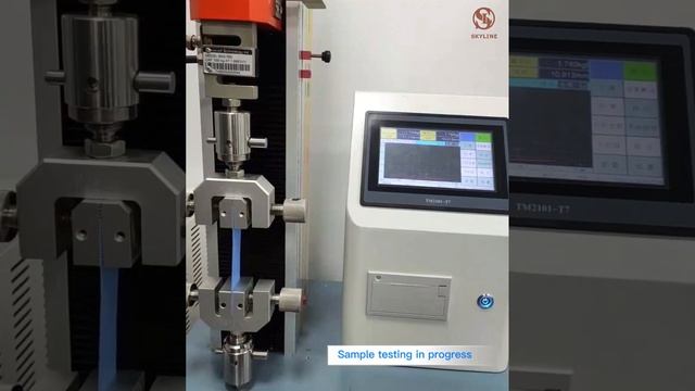 Tensile tester Universal Tensile Strength Tester Non-woven Tensile Strength Test смотреть онлайн