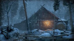 Звуки метели для сна, расслабления и зимнего ветра | Звуки метели и завывания ветра в хижине