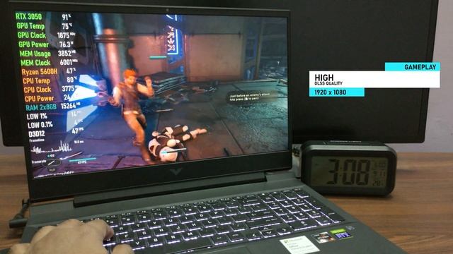 HP Victus | RTX 3050 75W | Star Wars Jedi: Survivor | DLSS 3 | 5600H | 2x8GB | Multi Settings смотреть онлайн