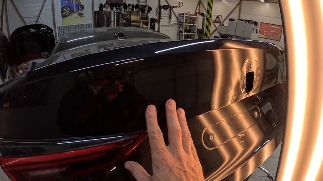 BMW4 удаление вмятины без покраски