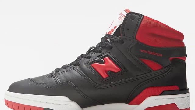 New Balance 650 Black Red смотреть онлайн