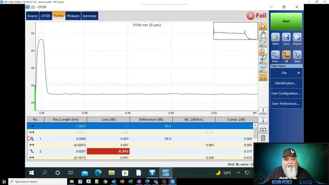 Validating an OTDR trace. смотреть онлайн